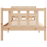 Bed Frame without Mattress 90x190 cm Single Solid Wood Pine 3305890