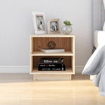 ZNTS Bedside Cabinets 2 pcs 40x34x40 cm Solid Wood Pine 813326