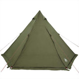 Family Tent Tipi 6-Person Olive Green Waterproof 4009442