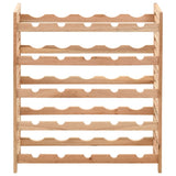 Wine Rack for 25 Bottles Solid Walnut Wood 63x25x73 cm 247101