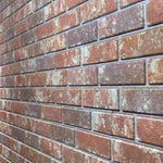 3D Wall Panels with Dark Brown & Grey Brick Design 10 pcs EPS 147196