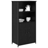 Highboard Black Oak 62 x 36 x 121.5 cm Engineered Wood 882256