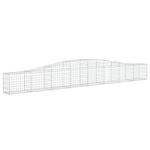 Arched Gabion Basket 400x30x40/60 cm Galvanised Iron 153402