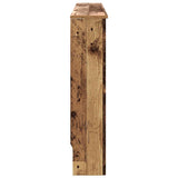 Radiator Cover Old Wood 112 x 19 x 81.5 cm Engineered Wood 884111