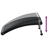 Curved Pool Solar Heating Panels 2 pcs 110x65 cm 3059850