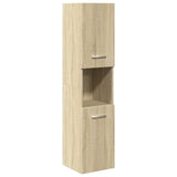 ZNTS 3 Piece Bathroom Furniture Set Sonoma Oak Engineered Wood 3324989