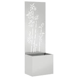 Garden Privacy Screen Silver 50 x 150 cm Galvanised steel 876453