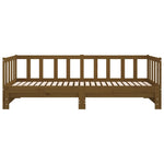 ZNTS Pull-out Day Bed without Mattress Honey Brown 2xcm 814667