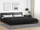 Full Year Duvet Black and Anthracite 240 x 260 cm Microfiber 42025607