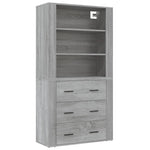 Highboard Grey Sonoma Engineered Wood 3185397