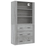 Highboard Grey Sonoma Engineered Wood 3185397