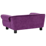 171041 Dog Sofa Burgundy 72x45x30 cm Plush