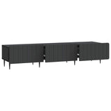 TV Cabinet with Drawer Black 147 x 34.5 x 32 cm Engineered Wood 894476