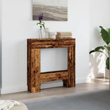 Fireplace Surround Old Wood 81x18x82 cm Engineered Wood 854605