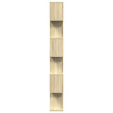 Room Divider Bookcase 6-Tier Sonoma Oak 70x24x193 cm Engineered Wood 858086