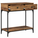 Console Table Old wood 75 x 34.5 x 75 cm Engineered wood 871296