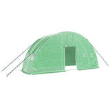 Greenhouse with Steel Frame Green 12 m 6x2x2.85 m 364089