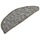Carpet Stair Treads 15 pcs Anthracite 65x21x4 cm 149922