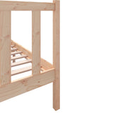 Bed Frame without Mattress Solid Wood Pine Small Double 3101318