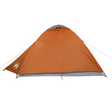Camping Tent Dome 3-Person Orange Waterproof 94333