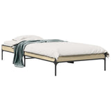 Bed Frame Sonoma Oak 80 x 200 cm Engineered Wood 8009125