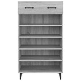 Shoe Cabinet Grey Sonoma 60x35x105 cm Engineered Wood 817559