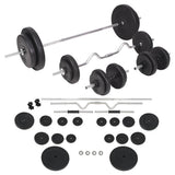 91405 Barbell and Dumbbell Set 90 kg