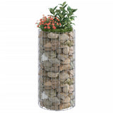 Circular Gabion Pole Galvanised Steel 50x100 cm 152016