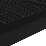 Coffee Table Black Oak 70 x 50 x 36 cm Engineered Wood 892566