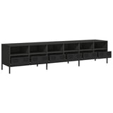 TV Cabinet Black 202x39x43.5 cm Cold-rolled Steel 3307155
