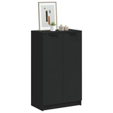 Shoe Cabinet Black 59x35x100 cm Engineered Wood 811440