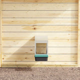 Chicken Nesting Box 1 Compartment Wall-Mounted Galvanised Steel 4104890