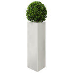 ZNTS Garden Planter Triangular 30x26x75 cm Stainless Steel 851151