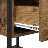 Bed Cabinet 2 pcs Old Wood 40 x 39 x 40cm Engineered Wood 880498