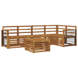 Sectional Sofa Set 6 pcs Natural Solid Acacia Wood 3374859