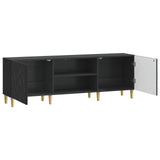 TV Cabinet 150 x 31 x 50 cm Black Engineered Wood 895146