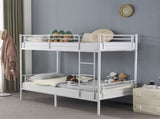 Twin Over Twin Bunk Bed for Kids Teens Adults, Heavy Duty Metal Bunk Bed with 06974123
