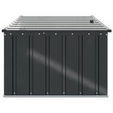 Garden Storage Box Black 101 x 82 x 50 cm Steel 42011278