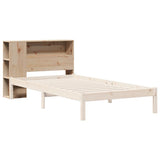 Headboard with Storage 90 cm Solid Wood Pine 855642