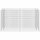 Gabion Raised Bed Galvanised Steel 180x50x100 cm 143558