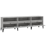 TV Cabinet Concrete Grey 150x30x44.5 cm Engineered Wood 831921