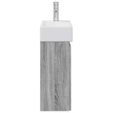 Bathroom Vanity Unit with Tap Grey Sonoma 45.5 x 22.5 x 84 cm 889457