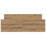 Bed Frame Artisan Oak Engineered wood, Solid pinewood Double 3328741