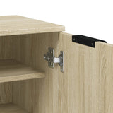 Shoe Cabinet Sonoma Oak 59x35x100.5 cm Engineered Wood 811442