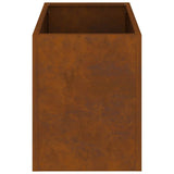 Garden Planter Weathering Steel 50 x 32 x 40 cm 876356
