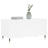 Coffee Table White 90x44.5x45 cm Engineered Wood 830964