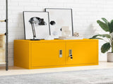 Storage Cabinet Mustard Yellow 90 x 40 x 40 cm Steel 891631