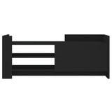 TV Cabinet Black 100x35x40 cm Engineered Wood 848375