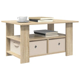 Coffee Table Sonoma Oak 77 x 55 x 42 cm Engineered Wood 8000414