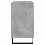 Bathroom Sink Cabinet Concrete Grey 65x33x60 cm Engineered Wood 857228